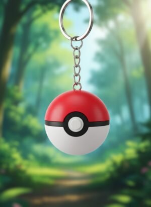 Pokeball keychain