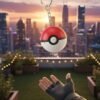 Oplus_16908288 Pokeball keychain