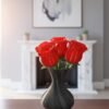 Vase with Three Roses