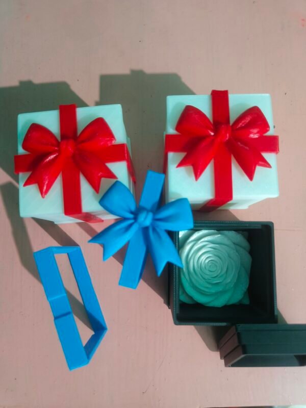 Gift box with bow