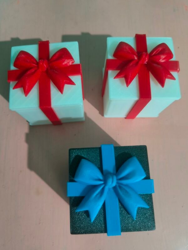 Gift box with bow